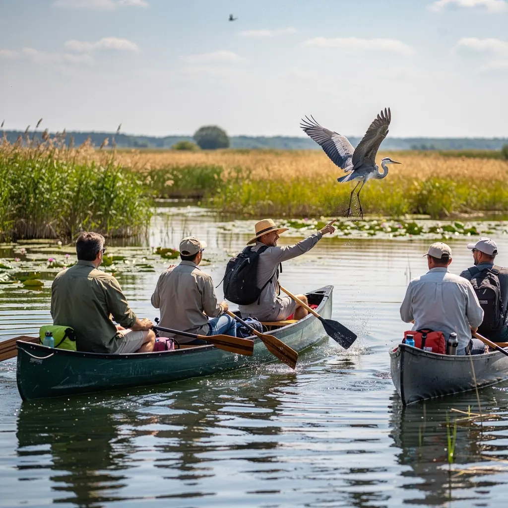 Oameni care sosesc la aeroportul internațional din București, cu bagaje și zâmbete pe fețe.